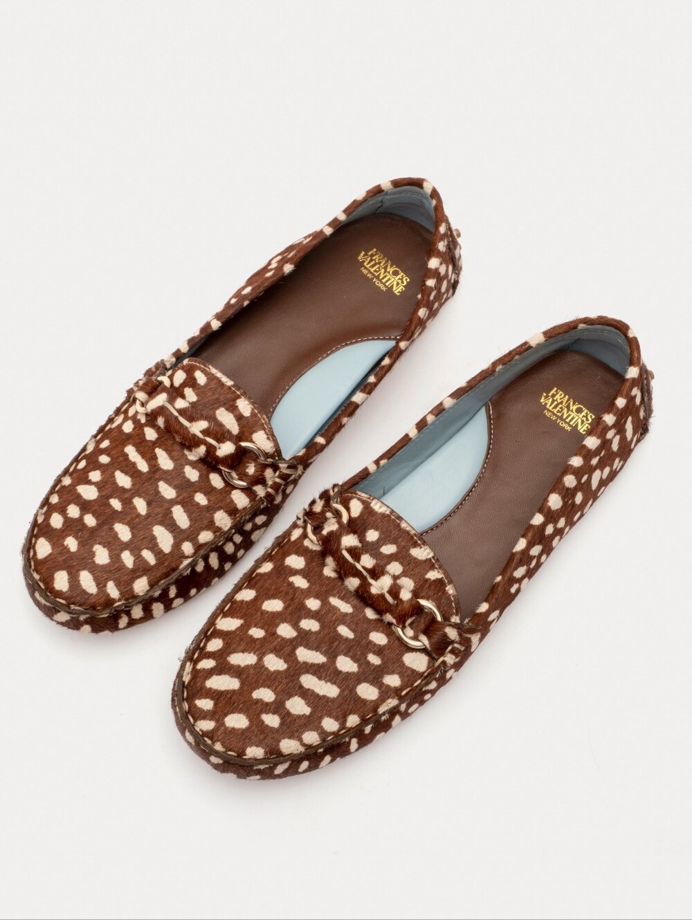 Frances Valentine Charlie Genuine Calf Hair Loafers